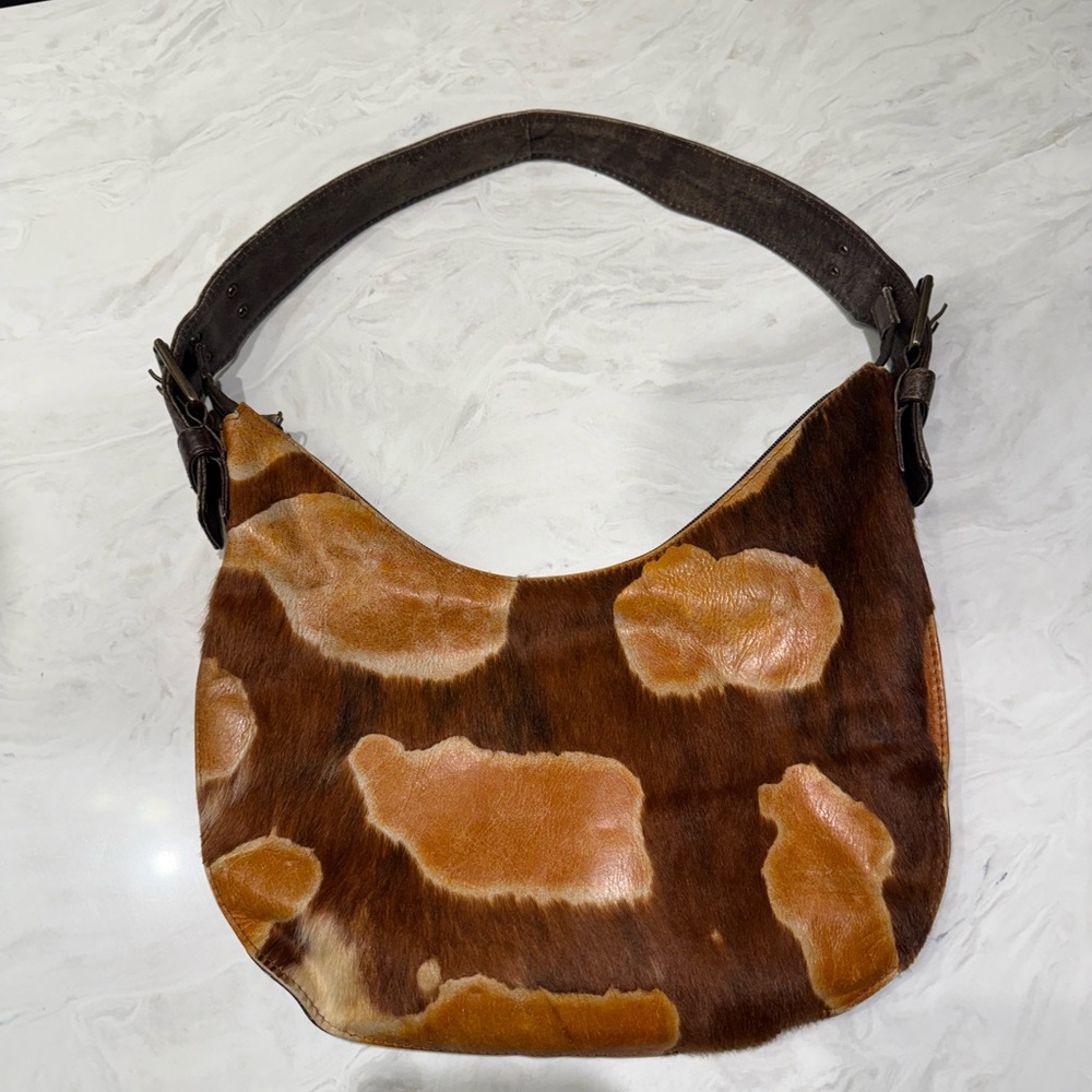 Brown and Tan Women's Bag